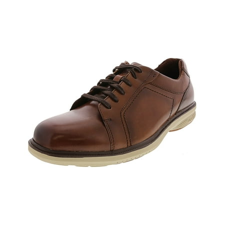Nunn Bush Leather Oxfords - Nunn Bush Men's Mayfield Brown Multi / Ankle-High Leather Oxford Shoe - 9W