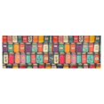 thumbnail image 6 of Yayeee Kitchen Valance Rod Pocket 54" x 18" Living Room Window Curtain, Beige Jar, 6 of 6