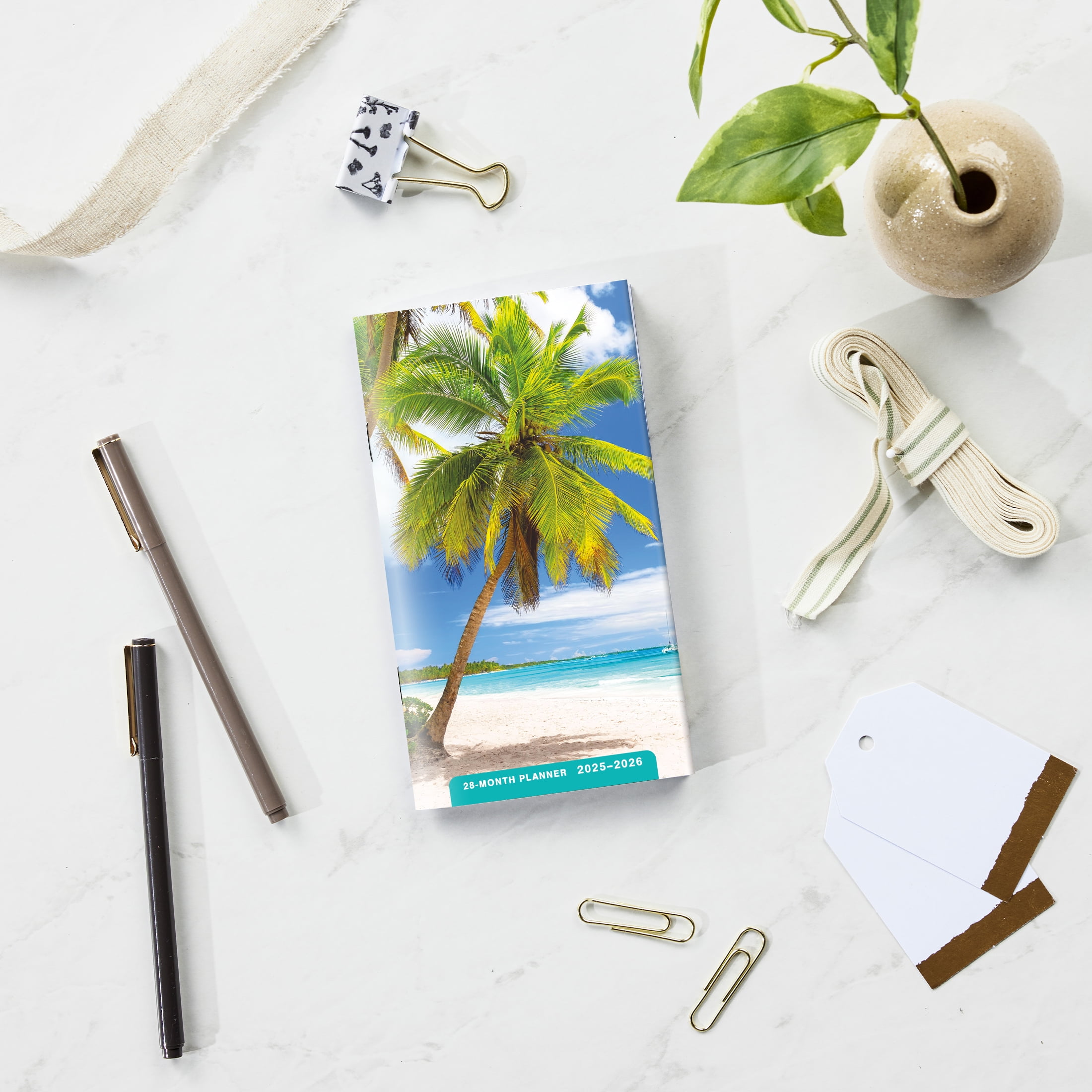 2025 Pocket Planner -Beaches- 3.62 xx 6.5" - 2 year Pocket Planner by DaySpring