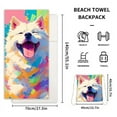 thumbnail image 2 of Foldable Beach Towel Printed Bath Towel All-in-one Beach Towel All-in-one Bag For Storage, 2 of 5
