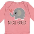 thumbnail image 4 of Inktastic Nicu Graduate Baby Elephant Boys or Girls Long Sleeve Baby Bodysuit, 4 of 5