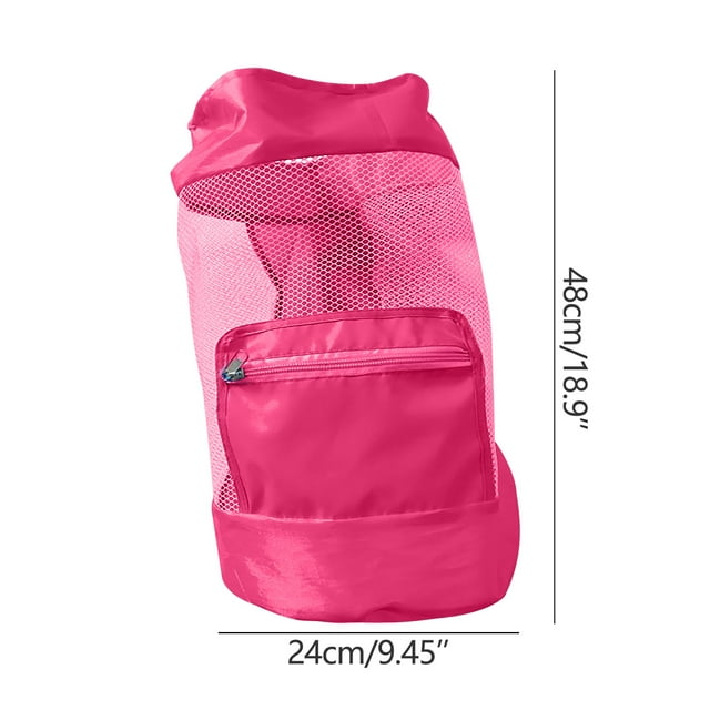 Sac de Plage pour Jouets de Sable Rangement de Jouets pour Enfants Sac de Plage Sac à Dos de Plage à Bandoulière Sac de Rangement de Jouets de Plage Sac en Filet pour Jouets de Plage Sac de Jouets de Plage en Filet Sac de Jouets de Plage en Filet