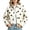 White, variant on Lutiedan Women's Polka Dot Cropped Jacket Waterproof Button Front Collared Outerwear Casual Baggy Streetwear Jacket S-3XL