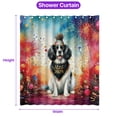 thumbnail image 5 of Hello 2025 English Springer Spaniel Celebrates Happy New Year Firework Balloon Shower Curtain Springers Dog Lover Gifts Waterproof Bathroom Bathtub Curtain - 02024, 5 of 5