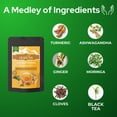 thumbnail image 2 of TURMERIC GINGER BLACK TEA, LOOSE LEAF TEA (100g | 50+cups), 2 of 8