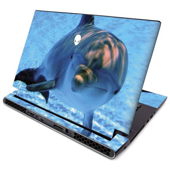 Skin Decal Wrap Compatible With Alienware m15 R2 (2019) Sticker Design Dolphin