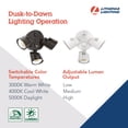 thumbnail image 2 of Lithonia Lighting Hgx Led 3Rh Alo Sww2 120 Pe Contractor Select Hgx Triple Light 7-3/4", 2 of 7