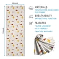 thumbnail image 2 of Yellow Brown Mushroom Small Flower White Pattern Hot Yoga Mat Towel Non Slip for Hot Yoga - Quick-Drying Yoga Mat Cover with 4 Corner Pockets with Travel Bag - Hot Yoga Towel Non Slip 70"x26", 2 of 6