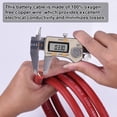 thumbnail image 4 of Cable de batería Geosiry, calibre 2, 15 pies, rojo y 15 pies, cobre negro, 4 of 7