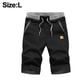 thumbnail image 2 of Pantalones cortos para hombre, pantalones cortos de vestir para hombre, pantalones cortos casuales de corte clásico con cordón, pantalones cortos de playa de verano con cintura elástica y, 2 of 5