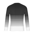 thumbnail image 4 of Vetsdori Big and Tall T-Shirts for Men Pullover Gradient Print Winter Round Collar Casual Plus Size Mens Shirts Long Sleeve, 4 of 5