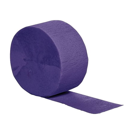 Creative Converting Purple Crepe Streamers 78130