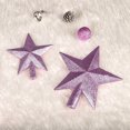 thumbnail image 6 of Pink Glitter Christmas Tree Topper - 8 Inch Sparkling Star Tree Topper Decoration, Shimmery Xmas Treetop Ornament for Holiday Home Decor, 6 of 6