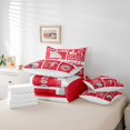 thumbnail image 4 of Erosebridal King Comforter Set 7 Pieces,Rugby Reversible Bed in a Bag King,Football King Bedding Set,Sports Fan Comforter, Flat Sheet, Fitted Sheet, Pillowcases, 4 of 5