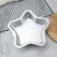 thumbnail image 1 of Star Shaped Cake Pan Five-pointed Shaped Aluminum Nonstick Cake Decorating Mould Birthday Anniversary Wedding Party Cake Baking Pans Tins Bakeware Too, 1 of 3