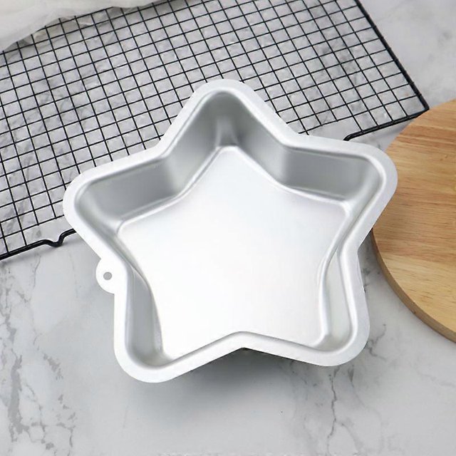 Star Shaped Cake Pan Five-pointed Shaped Aluminum Nonstick Cake Decorating Mould Birthday Anniversary Wedding Party Cake Baking Pans Tins Bakeware Too