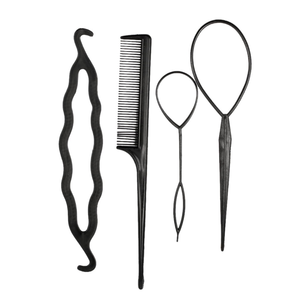 Asser Under ~ Astrolabe 4Pcs Hair Styling Clip Stick Pin Bun Braid Maker Hair Accessories Kit DIY Hair  Style Tool - Walmart.com