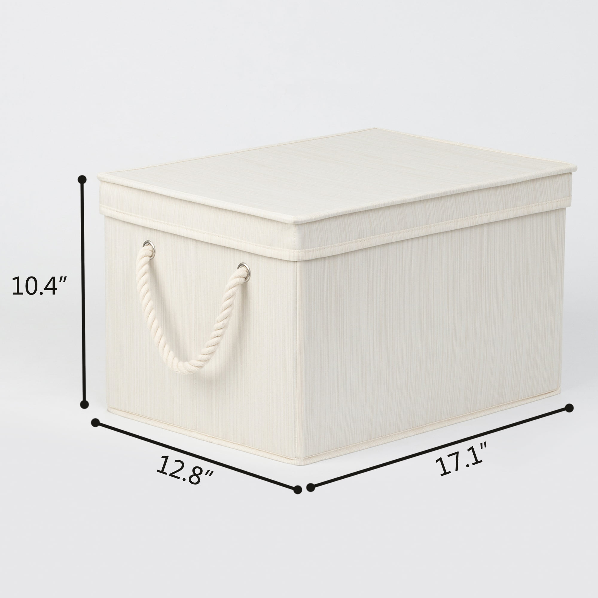 The Twillery Co. Oloran Recycled Plastic Bin with Bamboo Lid Size: 3 H x 16.9 W x 8.4 D