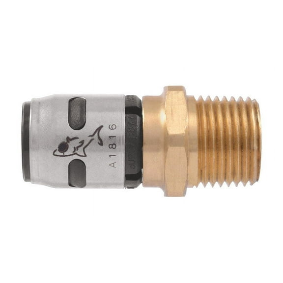 SharkBite EvoPEX 1 in. Push x 1 in. Dia. MPT Brass Adapter