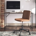 thumbnail image 3 of DHP Corey Office Chair, Camel Faux Leather, 3 of 8