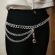 thumbnail image 4 of Cadena de cintura multicapa de estilo Punk Hip Hop para mujer pantalones de vestir cinturón cadenas de Metal, 4 of 7