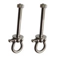 thumbnail image 1 of Mosiee 2 Pcs Support de Squat Robuste Accessoires de Gym Crochet de Balançoire, 1 of 9