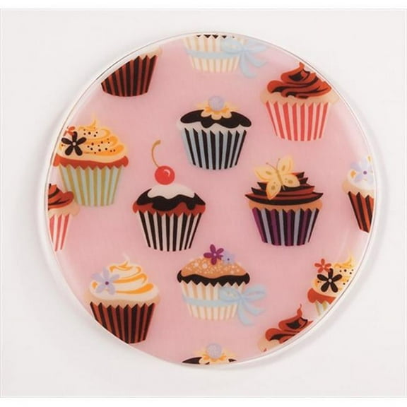 Andreas JO-101 6.5 in. Round Silicone Mat Jar Opener - Cupcake - Pack of 3