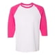 thumbnail image 1 of Camiseta de béisbol de manga raglán tres cuartos de algodón grueso Gildan - 5700 Gildan 5700, 1 of 1