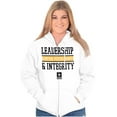 thumbnail image 4 of US Army Logo Leadership Integrity Unisex Plus Size Zip Hoodie Brisco Brands 2X, 4 of 5