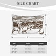 thumbnail image 4 of Balery Woodland Forest With Deers Bedding Queen Pillow Cases - Envelope Closure - Soft Brushed Microfiber Fabric - Shrinkage and Fade Resistant Pillow Cases-14"x20", 4 of 6