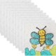 thumbnail image 2 of 10pcs Foam Texture Painting Paper: Crafts 3d Drawing Sheets 10x10 cm Blank Square Canvas Kid Creative Arts For Coloring Diy Arts Supplies, 2 of 3