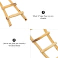 thumbnail image 4 of HONMEET 8Pcs Mini Step Ladder Wooden Decorative Ladder Shape for Childs Play Educational Tool, 4 of 8