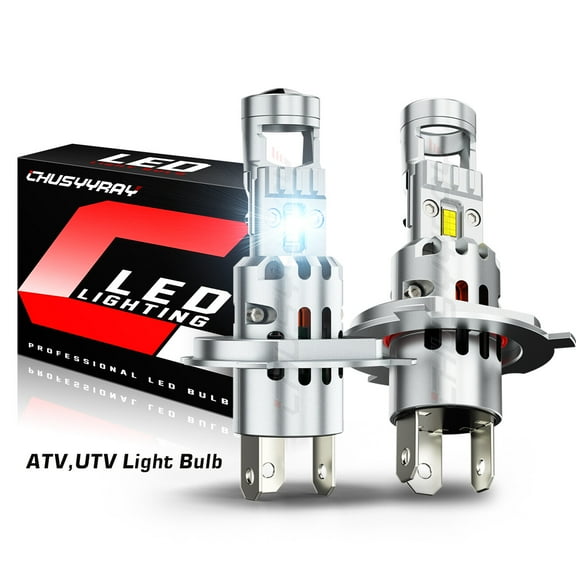 2pc LED Headlight Bulbs H4 9003 For Can Am Outlander 570 2018-2021 High/Low Beam