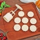 thumbnail image 4 of Molde estampado de flores Mooncake, decoración de pasteles prensada a mano, herramienta para hornear de mediados de otoño, 4 of 7