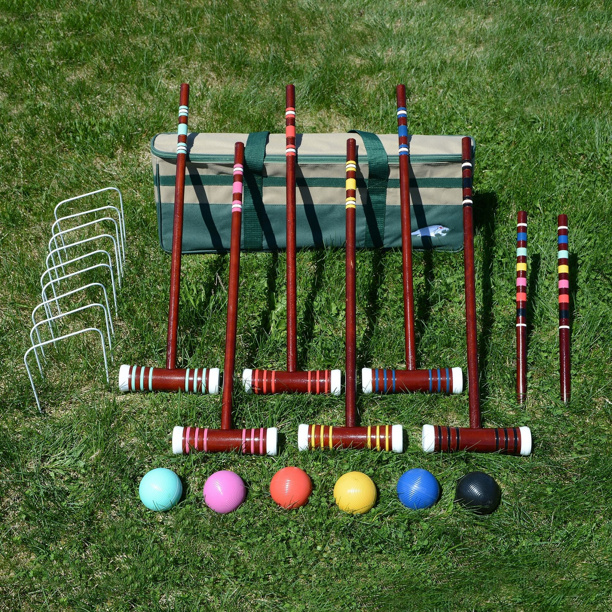 Lion Sports 6Player Family 24" Croquet Set