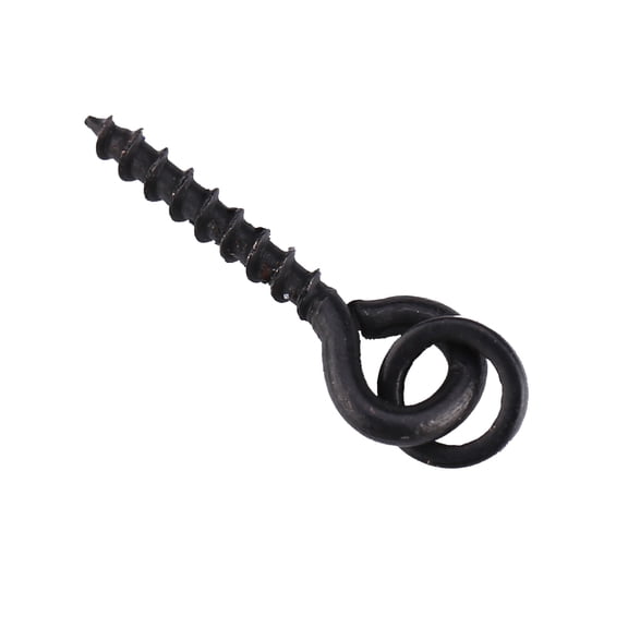 Steel Fishing Bait Screws W/ Link Loop, Secure Hook Connection For Lures, 10 Pack
