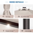 thumbnail image 6 of CHYVARY 10 x 6.5ft LED Outdoor Patio Umbrella Rectangular Outside Table Umbrella for Deck, Poolside and Patio,Begie, 6 of 9