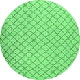 thumbnail image 1 of Ahgly Company Indoor Round Oriental Emerald Green Industrial Area Rugs, 7' Round, 1 of 4
