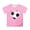 00-Pink3062, variant on WOYY Girls Cute Soccer Graphic Tee Casual Sports Crewneck Short Sleeve T Shirt, Black, Sizes 3-13
