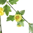 thumbnail image 4 of BalsaCircle 5 feet Yellow Silk Daisy Flowers Garland Magnolia Leaves Hanging Vine Wedding, 4 of 8