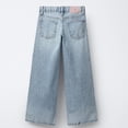 thumbnail image 5 of MuXiKeJi Clothes Baggy Jeans for Girls Allover Star Rhinestone High Waist Straight Leg Denim Jeans Loose Fit Stretch Casual Bottoms Girls Jeans Pants, 5 of 7