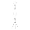 thumbnail image 1 of Monarch Specialties Coat Rack, Hall Tree, Free Standing, 3 Hooks, Entryway, 72"h, Bedroom, Metal, White, Contemporary, Modern, 1 of 4