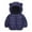 Dark Blue, variant on Tisuna Toddler Boys Girls Padded Jacket Solid Color Long Sleeve Bear Ear Hooded Coat Cute Lightweight Winter Kids Outerwear Army Green Size 18-24 Months