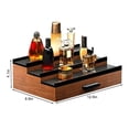 thumbnail image 6 of ZenCart 3 Tiers Wooden Perfume Display Stand with Storage Drawer Large Capacity Desktop Perfume Organizer Storage Box, 6 of 8