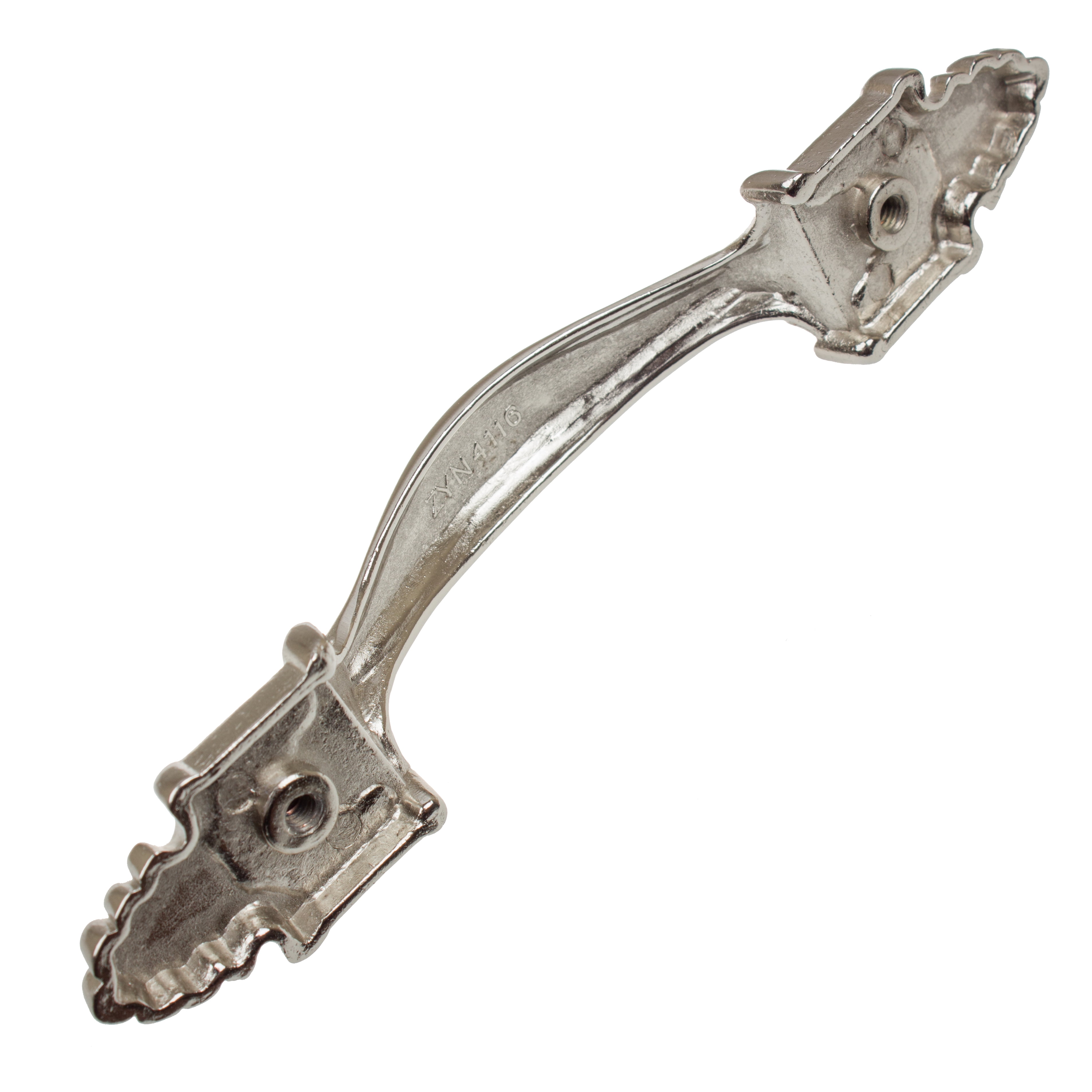 GlideRite 3.50 in. Center Rustic Cabinet Pull, Satin Nickel