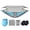 Black with Sun Shelter, variant on 3‑in‑1 outdoor camping hammock with mosquito net & sun shelter. Lightweight waterproof double sleep rest. Nylon braided. Includes lanyard. For backpacking, travel, garden, park. No battery.