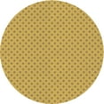 thumbnail image 1 of Ahgly Company Indoor Round Patterned Cinnamon Brown Area Rugs, 5' Round, 1 of 6