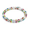 thumbnail image 1 of Aurora Burst | Silver | Galaxy Glass Bead Bracelet, 1 of 8
