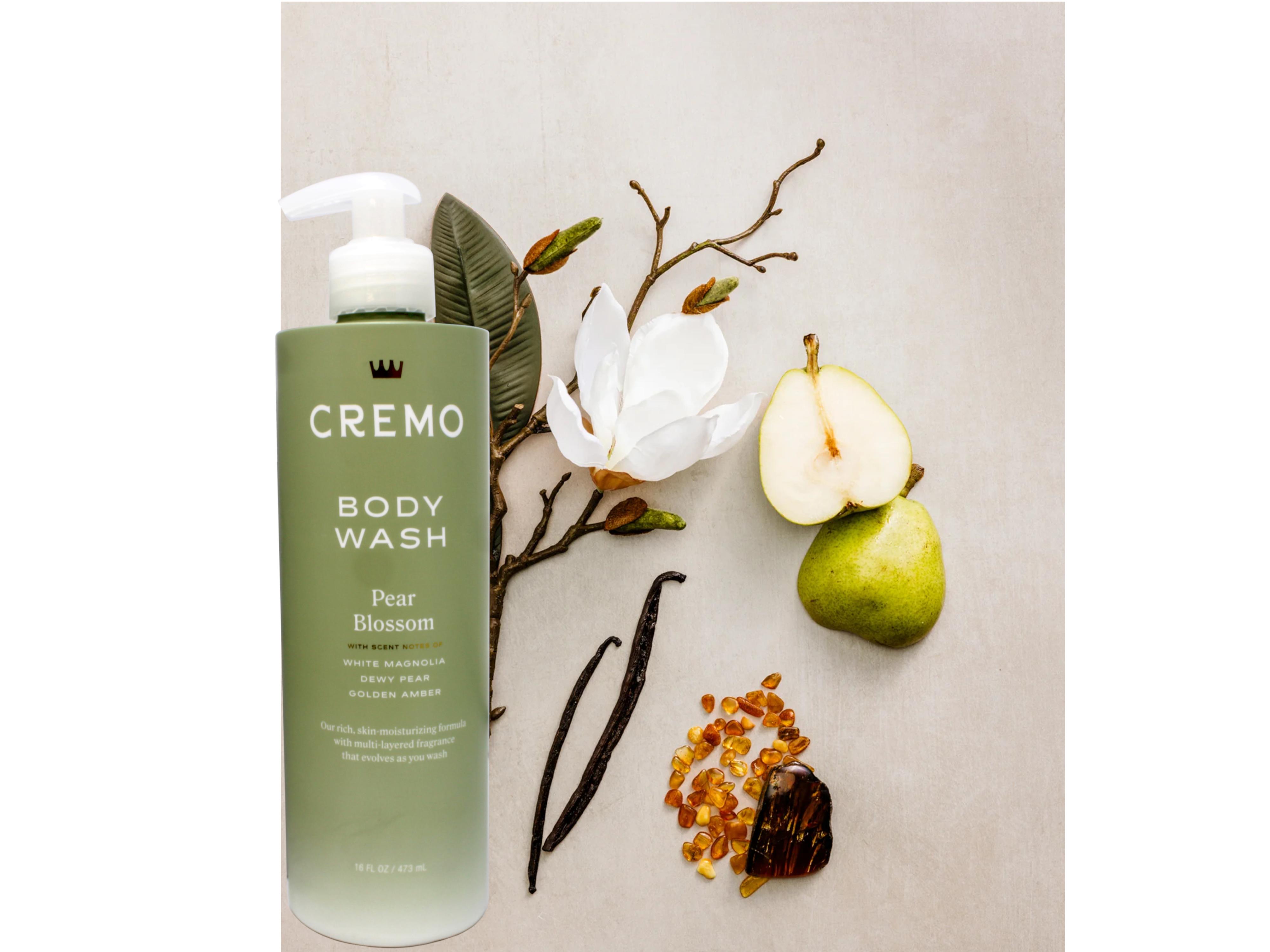 Cremo Moisturizing Body Wash Pear Blossom Multi Layered Fragrance Pump Bottle 16 fl oz (Pack of 2)
