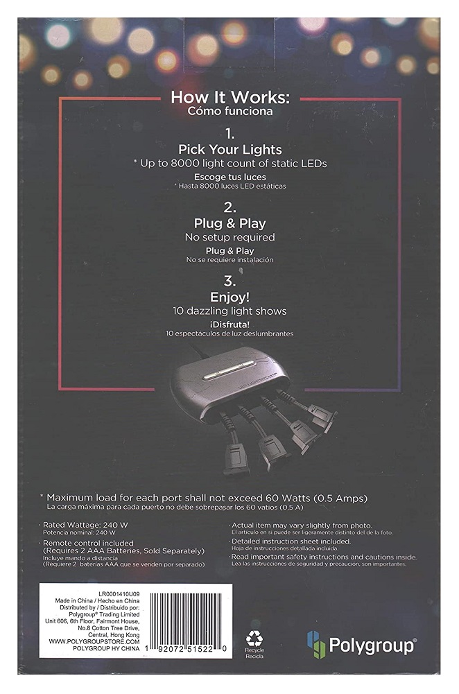 illuminations led light wizard with remote